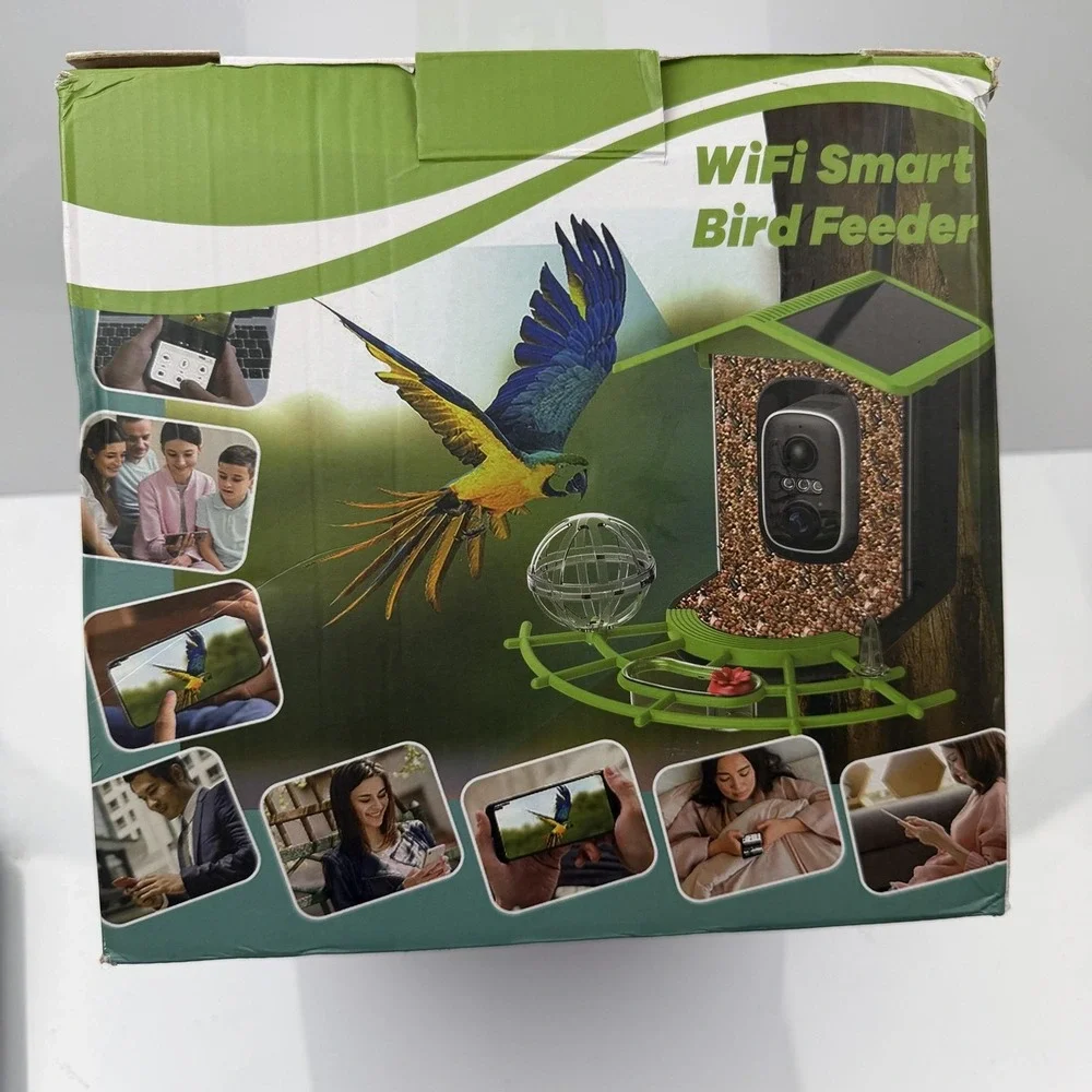 Hi Birds WiFi‎ Smart Bird Feeder Camera Solar 4K UHD AI Outdoor New Boxed